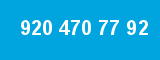 920 470 77 92